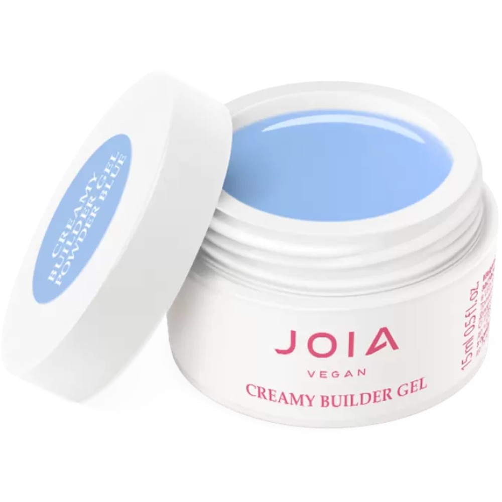 Моделюючий гель Joia vegan Creamy Builder Gel Powder Blue 15 мл - фото 1