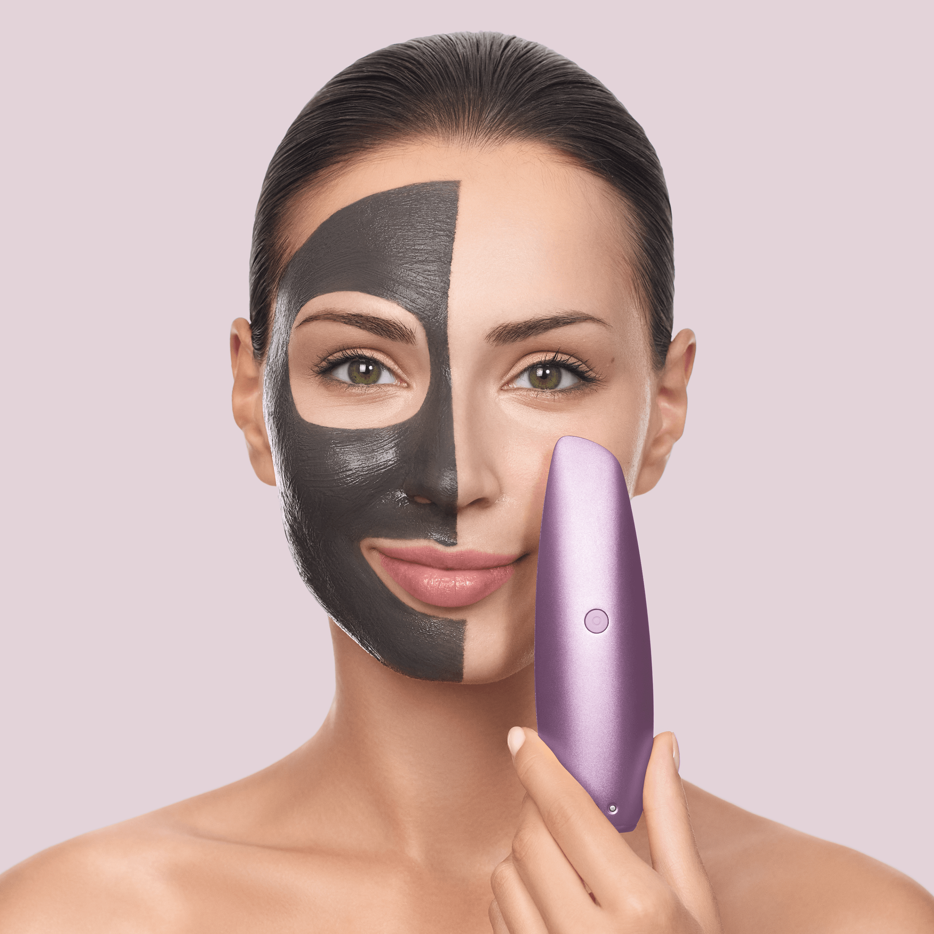 Безконтактна магнітна пілінг-маска GESKE Touchless Magnetic Peeling Mask 5 в 1 рожевий - фото 4