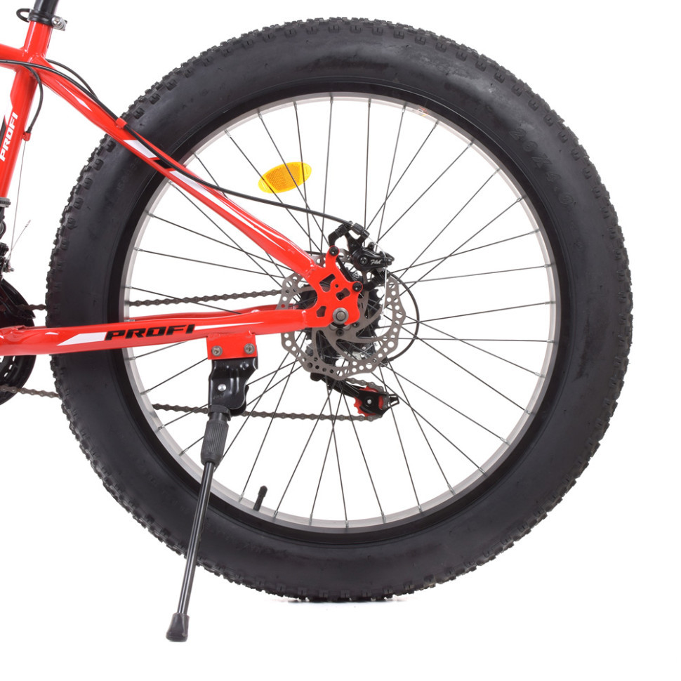 Велосипед підлітковий Profi 26 дюймів червоний 223730 - фото 3