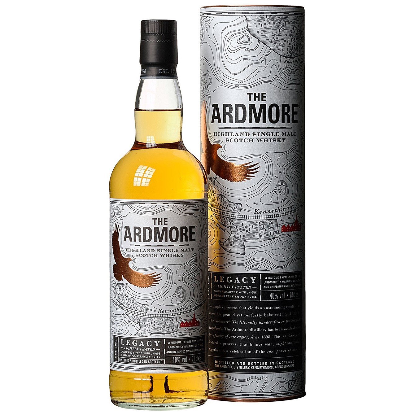 Виски The Ardmore Legacy Single Malt Scotch Whisky, 40%, 0,7 л (849438) - фото 1