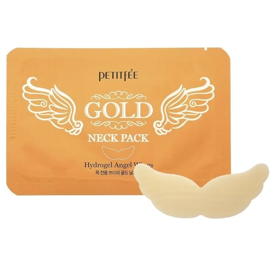Гидрогелевая маска-патч для шеи Petitfee Gold Neck Pack, 1 шт. - фото 1