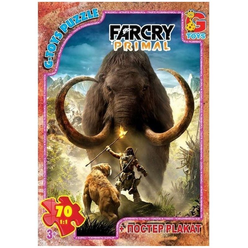 Пазлы детские Far Cry. Животный мир G-Toys FCP03, 70 элементов - фото 1