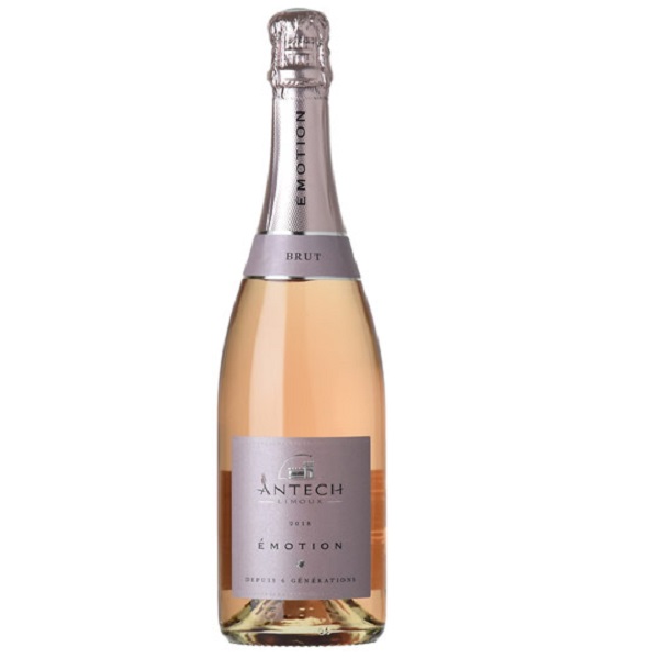 Вино ігристе Antech Cuvee Emotion Brut Rose, Cremant de Limoux, брют, рожеве, 12%, 0,75 л - фото 1