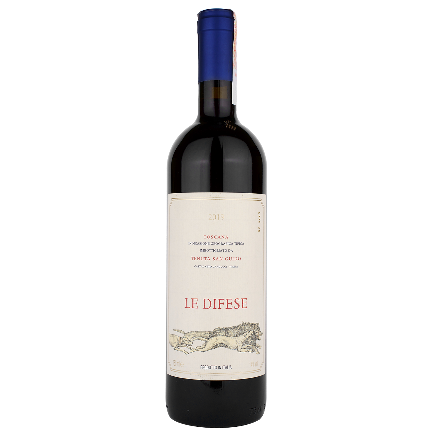 Вино Tenuta San Guido Le Difese Toscana IGT, червоне, сухе, 0,75 л - фото 1
