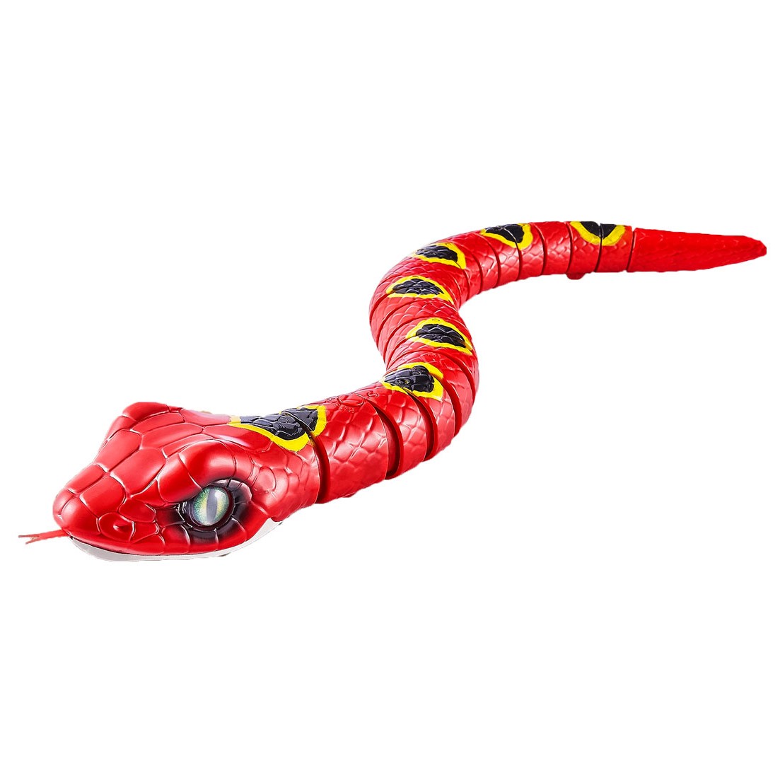 Интерактивная игрушка Robo Alive Cкользящая змея, красный (7150-2) - фото 1