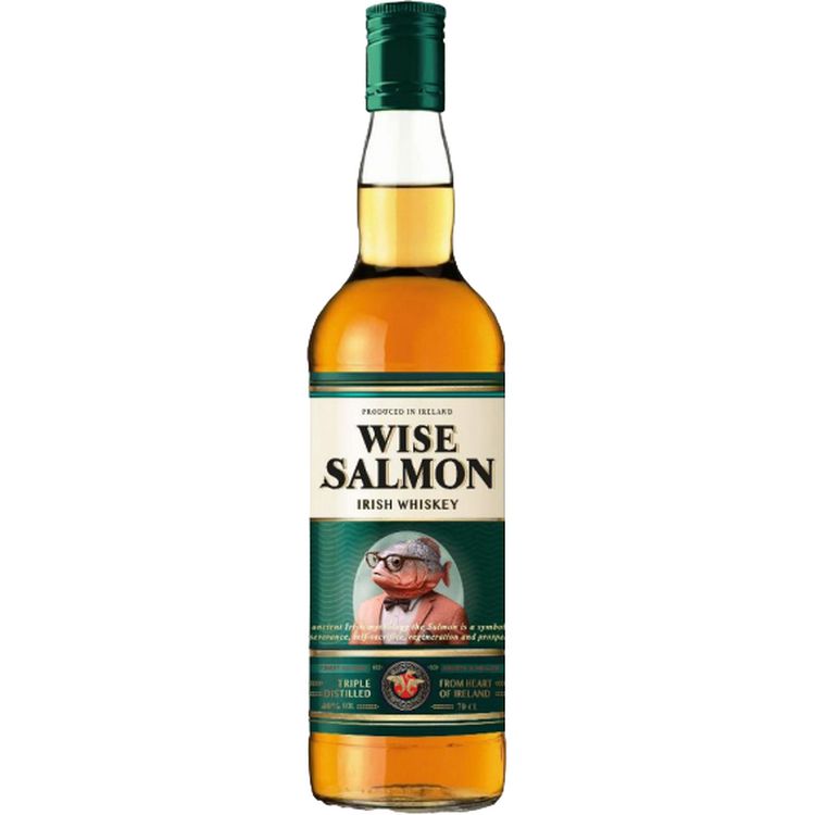 Віскі Wise Salmon Irish Whiskey 40% 0.5 л - фото 1