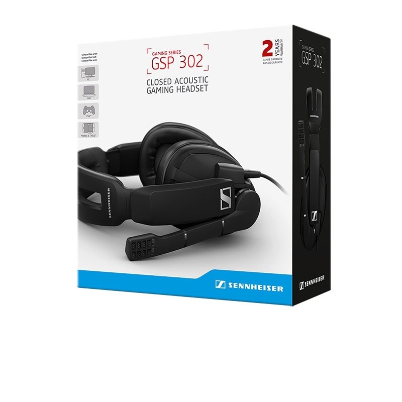 Навушники Sennheiser Gaming Headset GSP 302 Black - фото 3