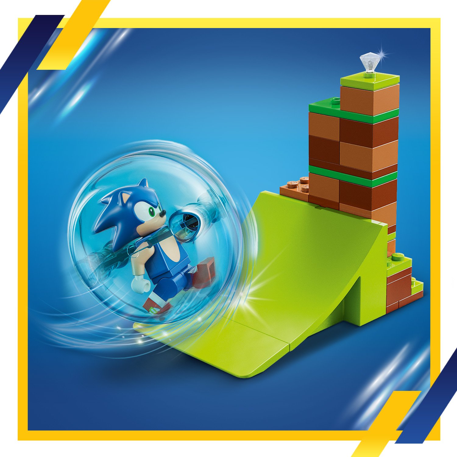 Конструктор LEGO Sonic Соревнования скоростной сферы Соника 292 деталей (76990) - фото 11
