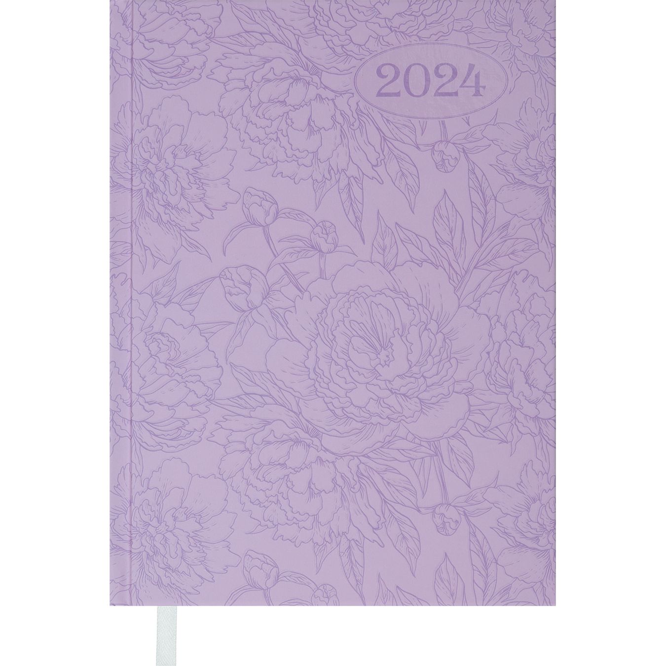 Щоденник датований Buromax Vintage 2024 A5 фіолетовий (BM.2174-26) - фото 1