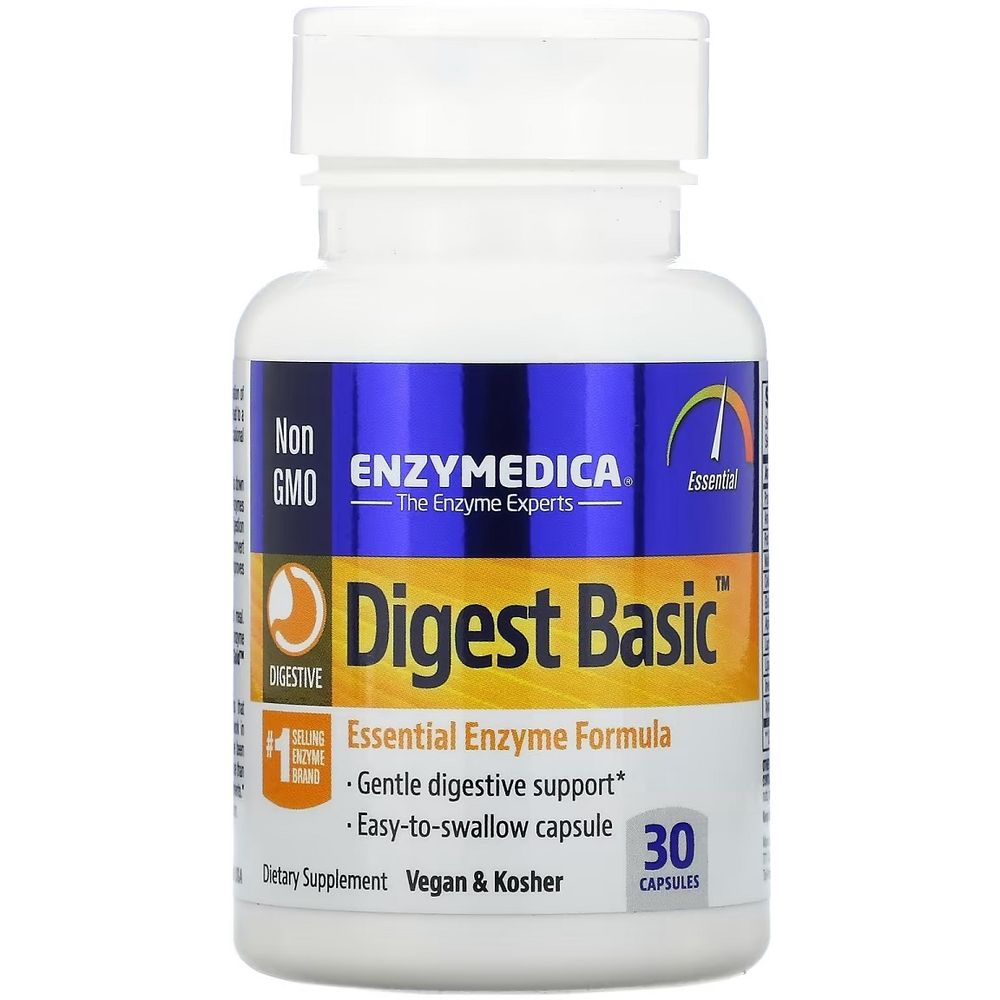 Пищеварительные ферменты Enzymedica Digest Basic 30 капсул - фото 1