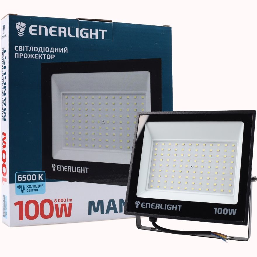 Прожектор светодиодный Enerlight Mangust 100Вт 6500K (MANGUST100SMD80С) - фото 1