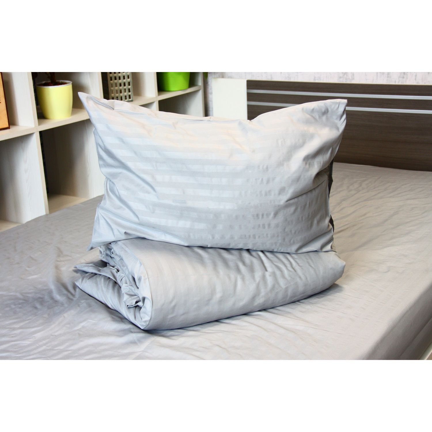 Комплект постельного белья LightHouse Mf Stripe Grey, полуторный, серый (604965) - фото 3