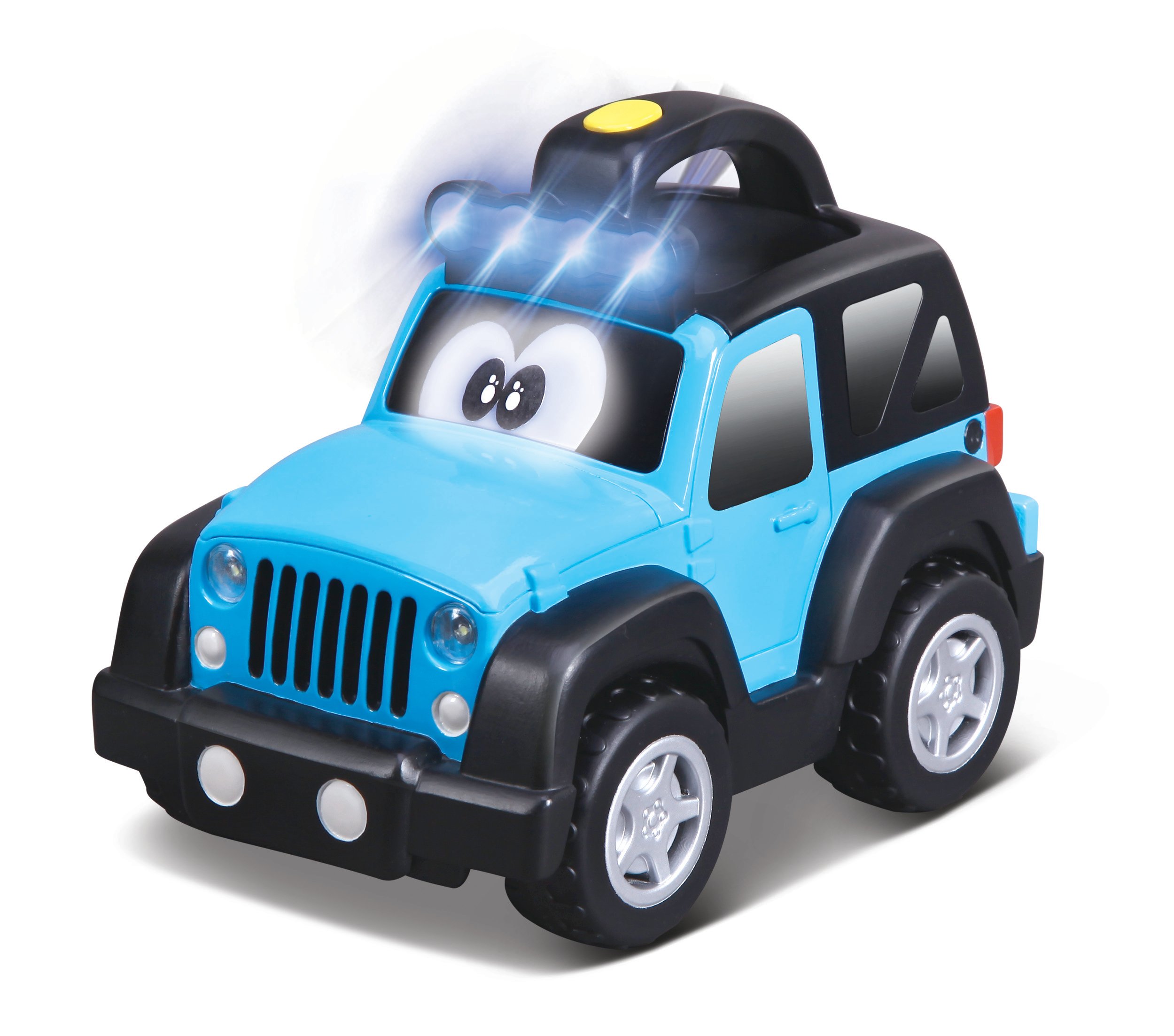 Автомодель Bb Junior Jeep Wrangler зі світловими та звуковими ефектами блакитний (16-81202) - фото 3