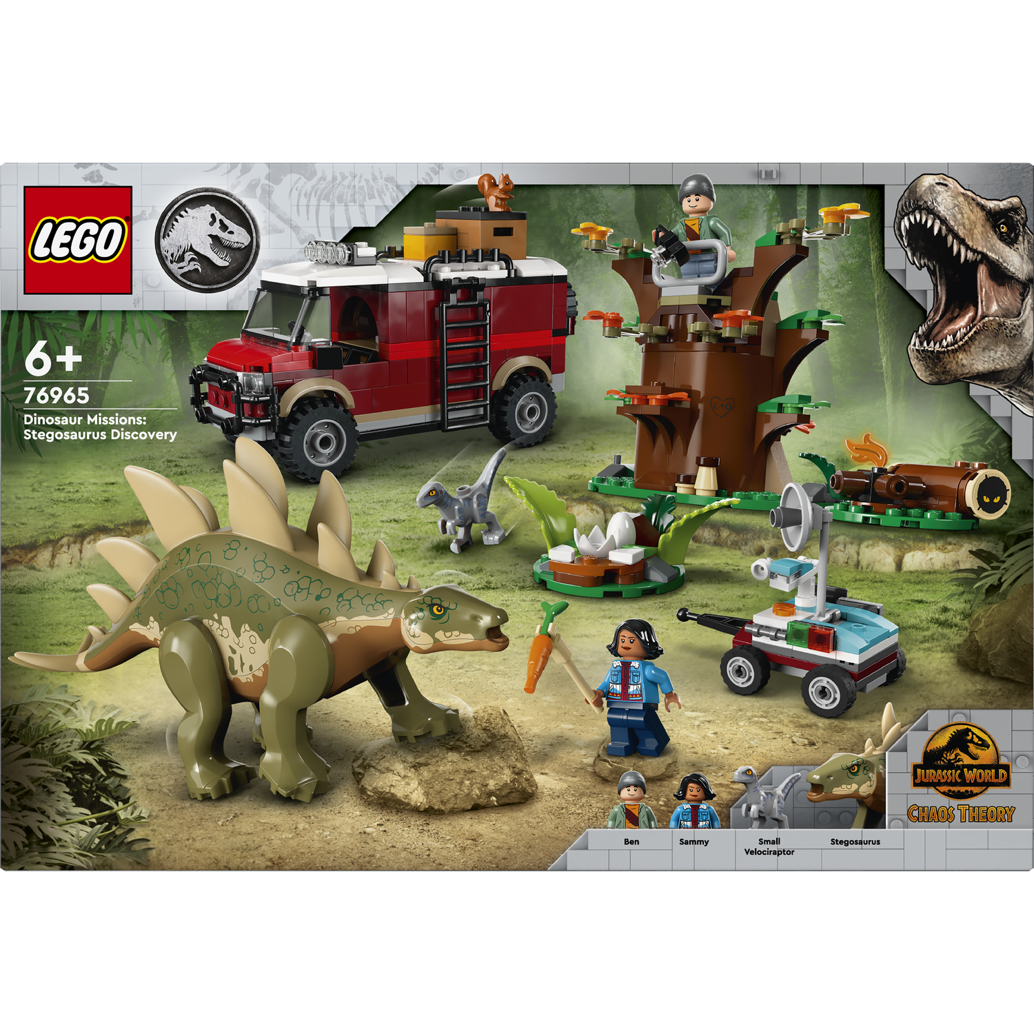 Конструктор LEGO Jurassic World Миссии динозавров Находка стегозавра 420 деталей (76965) - фото 1