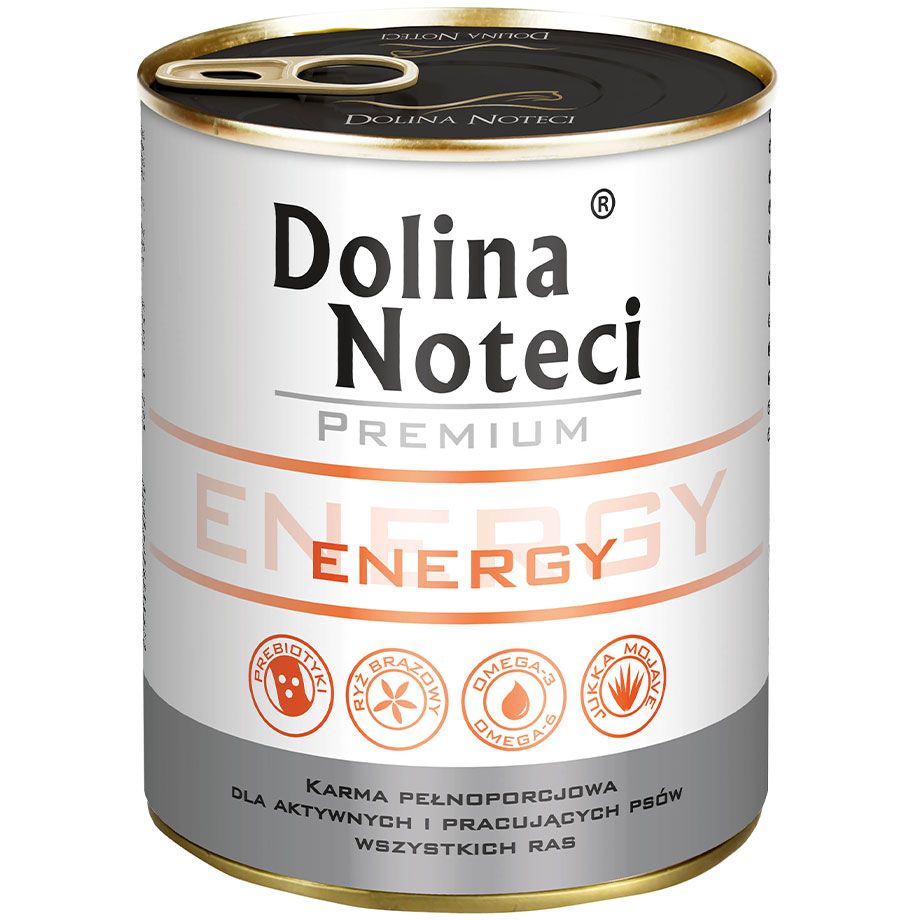 Влажный корм Dolina Noteci Premium Energy для активных и рабочих собак, 800 гр - фото 1