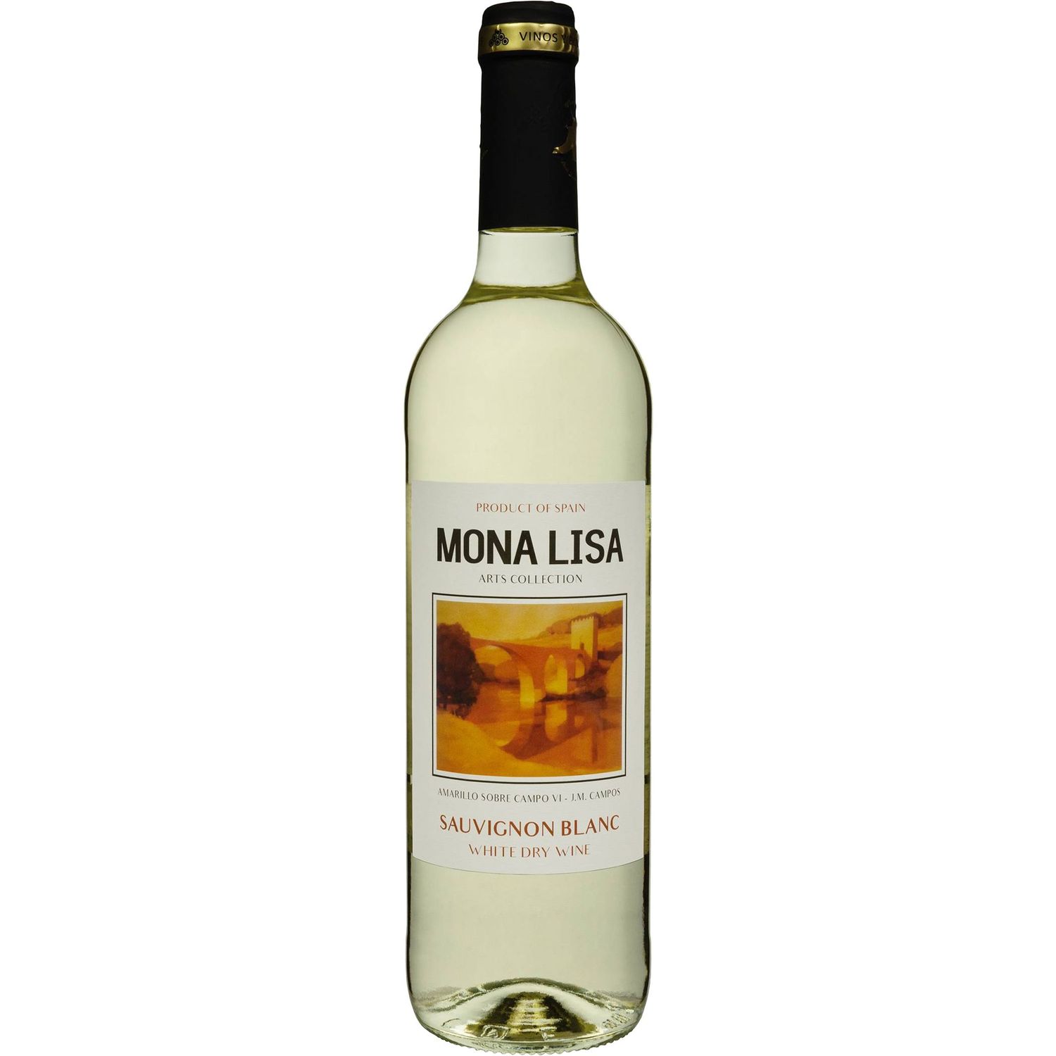 Вино Mona Lisa Sauvignon Blanc, біле, сухе, 0,75 л - фото 1