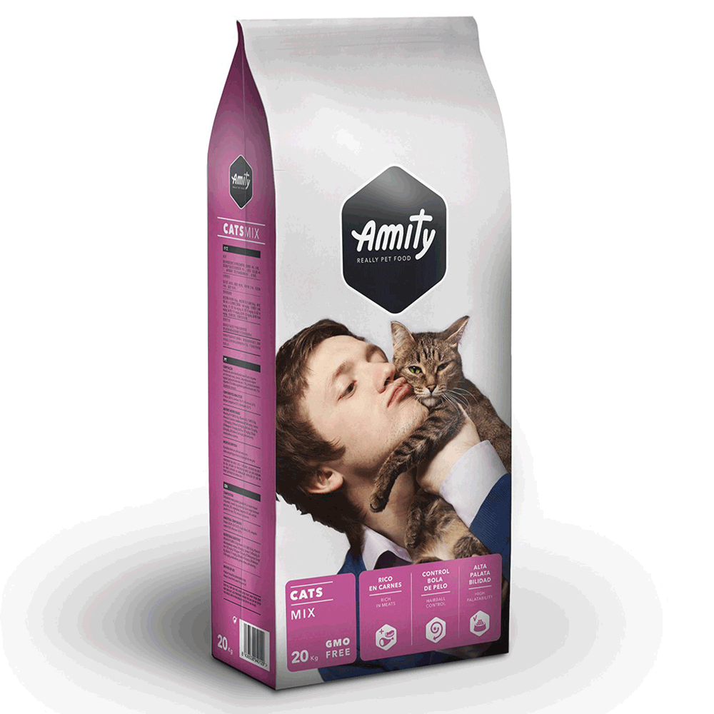 Сухий корм для котів Amity ECO Cat MIX, мікс м'яса, 20 кг (8436538940129) - фото 1