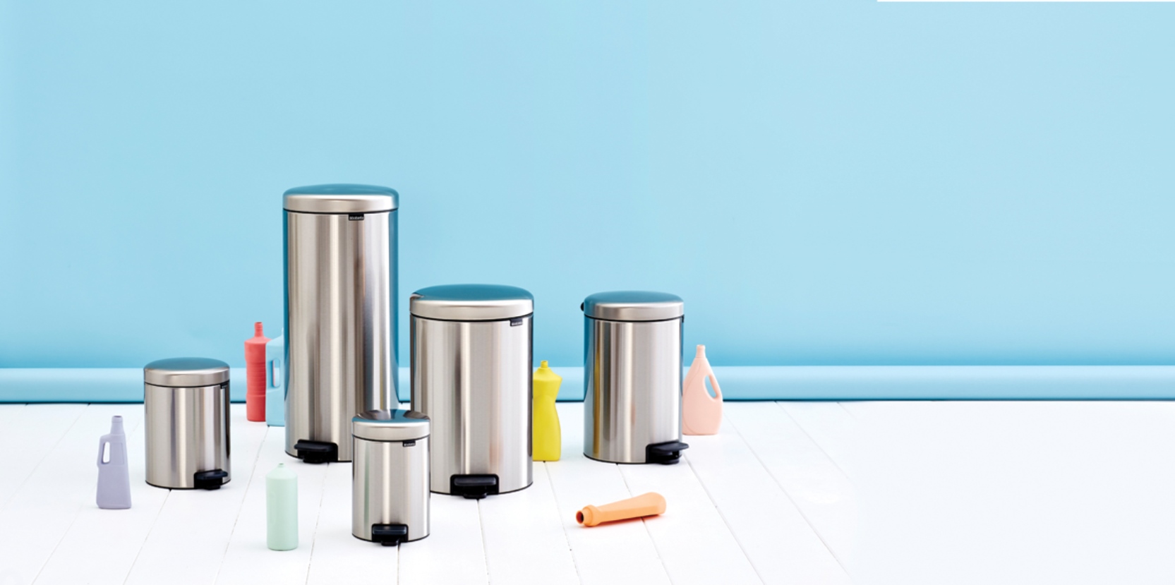 Бак для мусора Brabantia Pedal Bin, матовый стальной, 5 л (112645) - фото 5