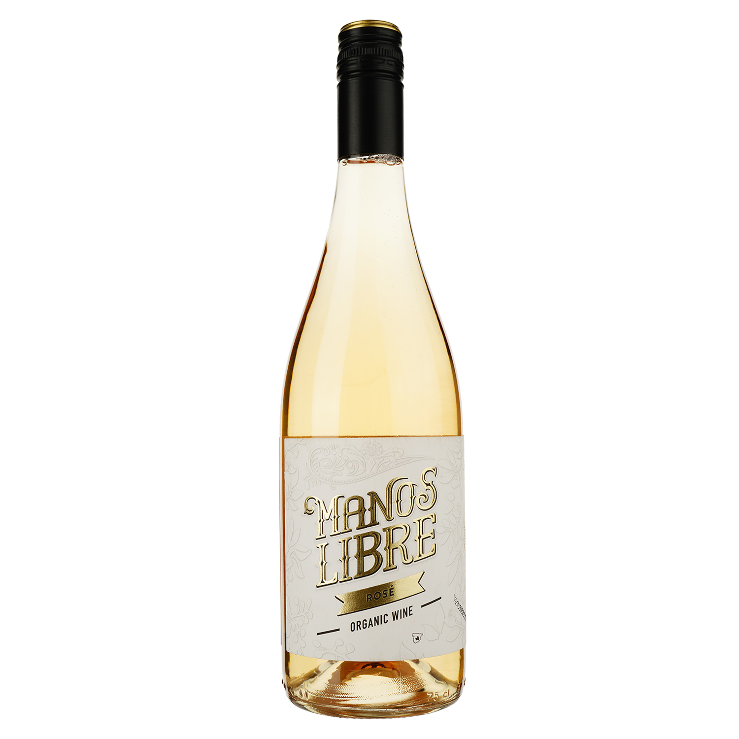 Вино Manos Libre Rose Organic, рожеве, сухе, 11%, 0,75 л - фото 1