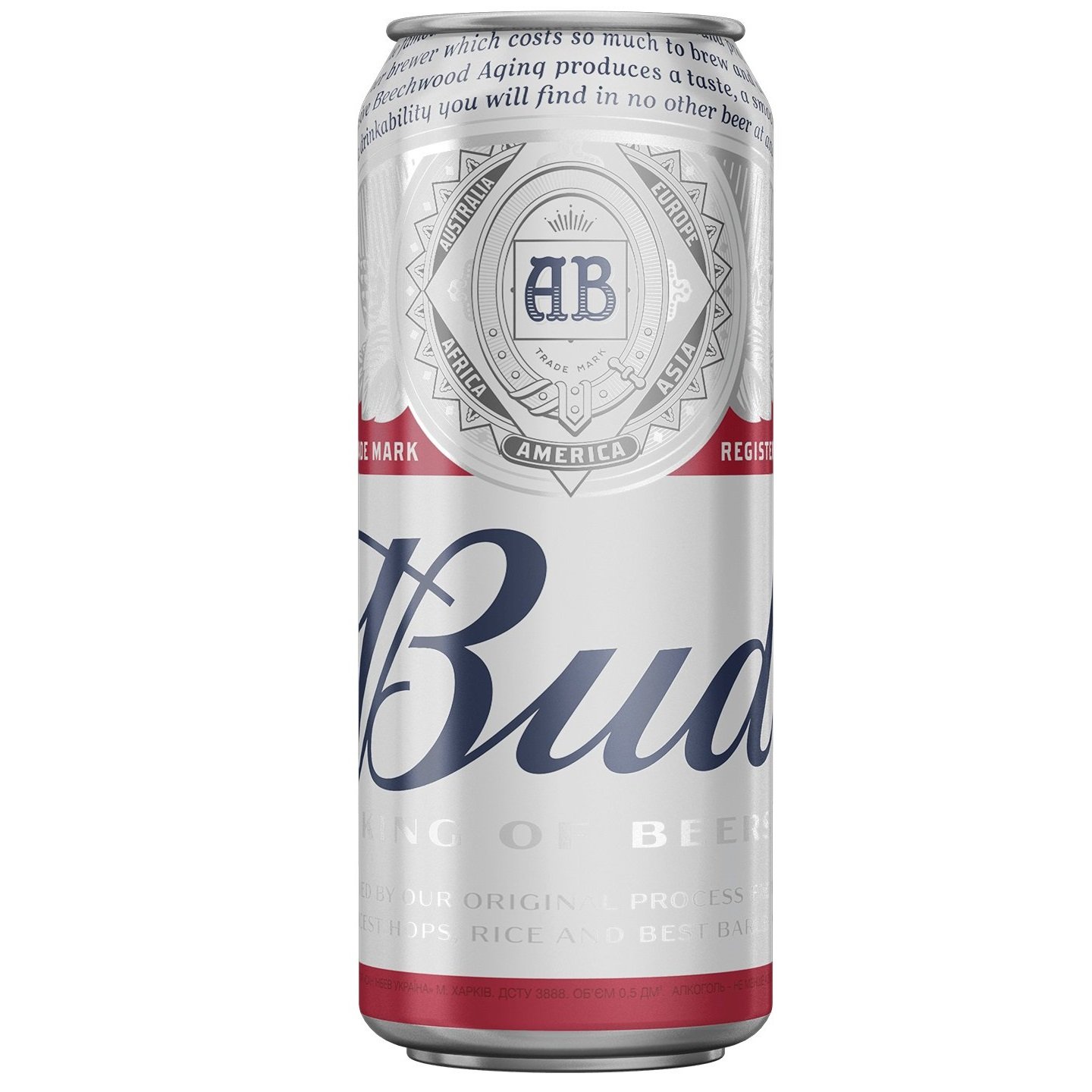 Пиво Bud, светлое, 5%, ж/б, 0,5 л (513730) - фото 1