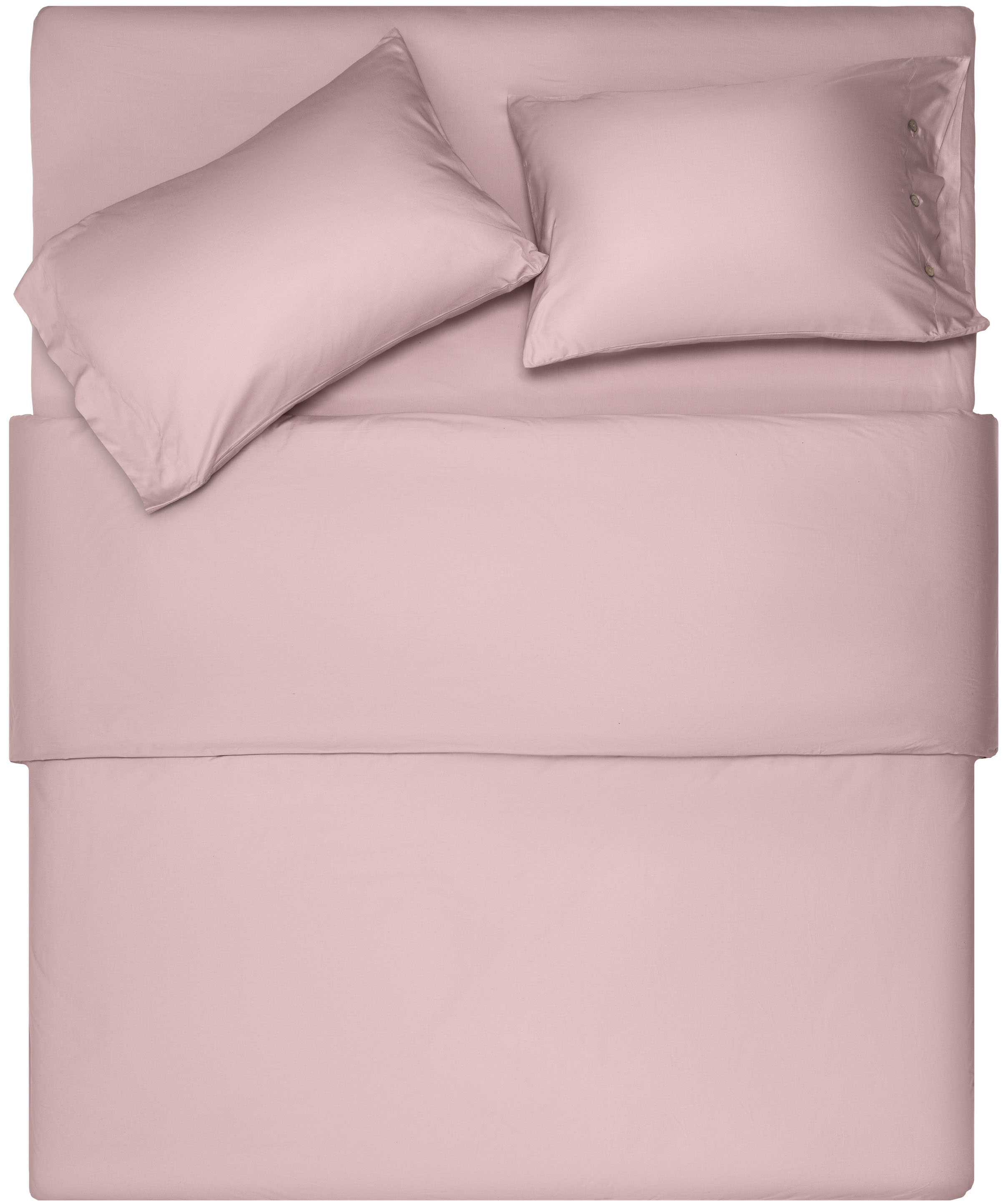 Комплект постельного белья Ardesto Mix&Match сатин двуспальный евро светло-розовый (ART2022SP) - фото 1
