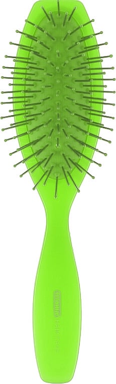 Щітка для волосся Titania масажна міні, 9 рядів, зелений (1824 зел) - фото 1