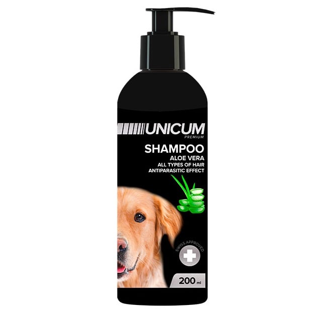 Шампунь Unicum Premium для собак, з маслом алое вера, 200 мл (UN-0600) - фото 1