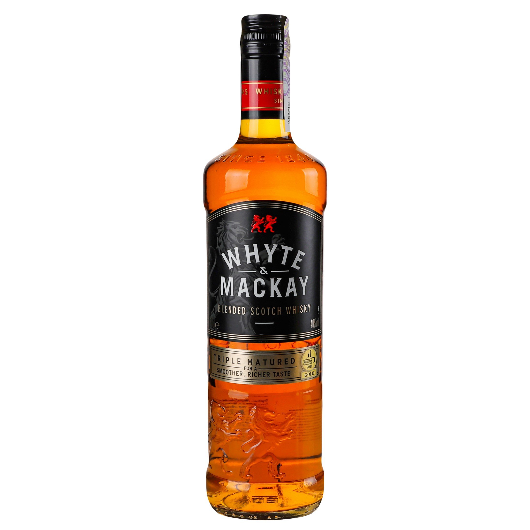 Віскі Whyte&Mackay Blended Scotch Whisky, 40%, 0,7 л (318367) - фото 1