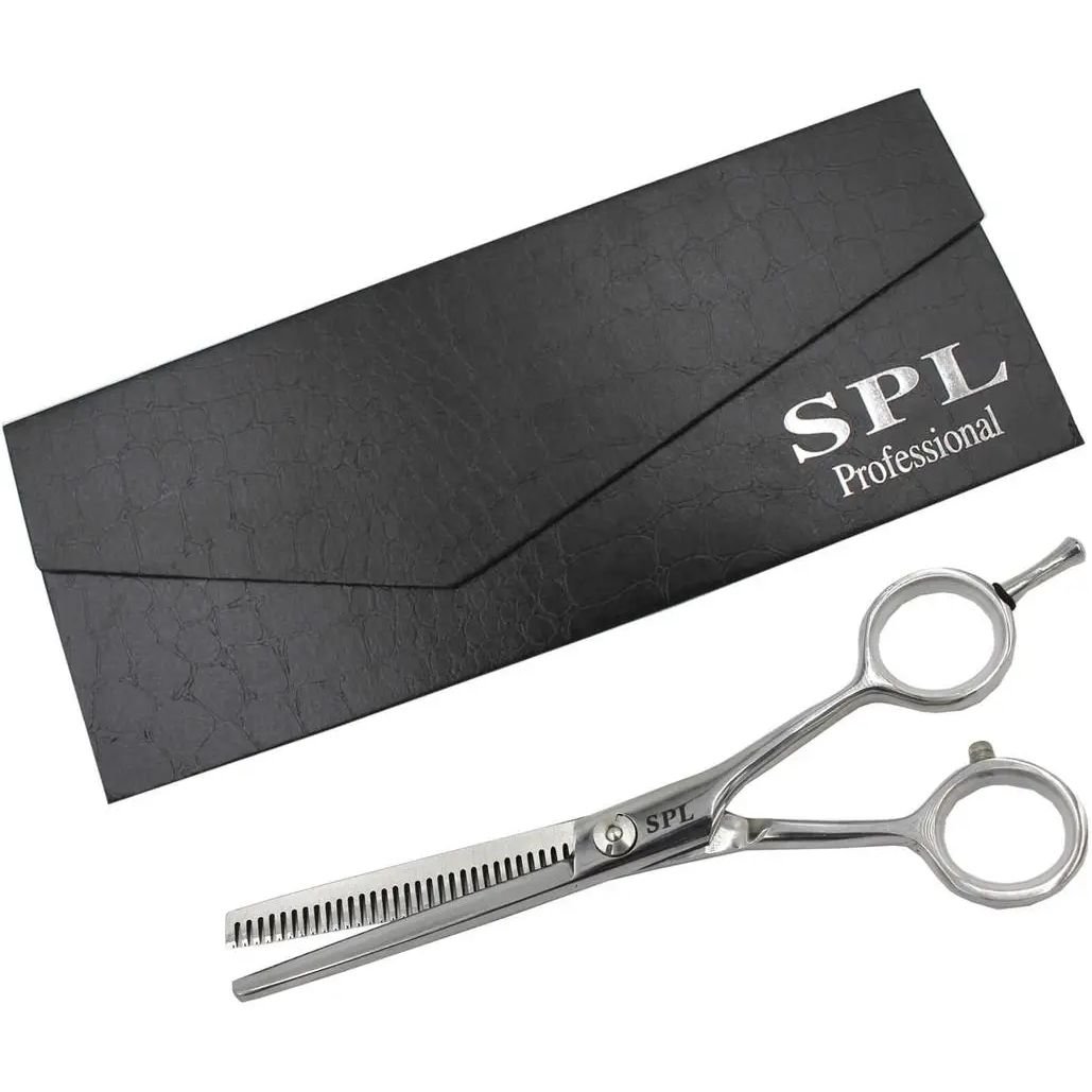 Ножиці філіровочні SPL, 5.5 дюймів, сірі - фото 6