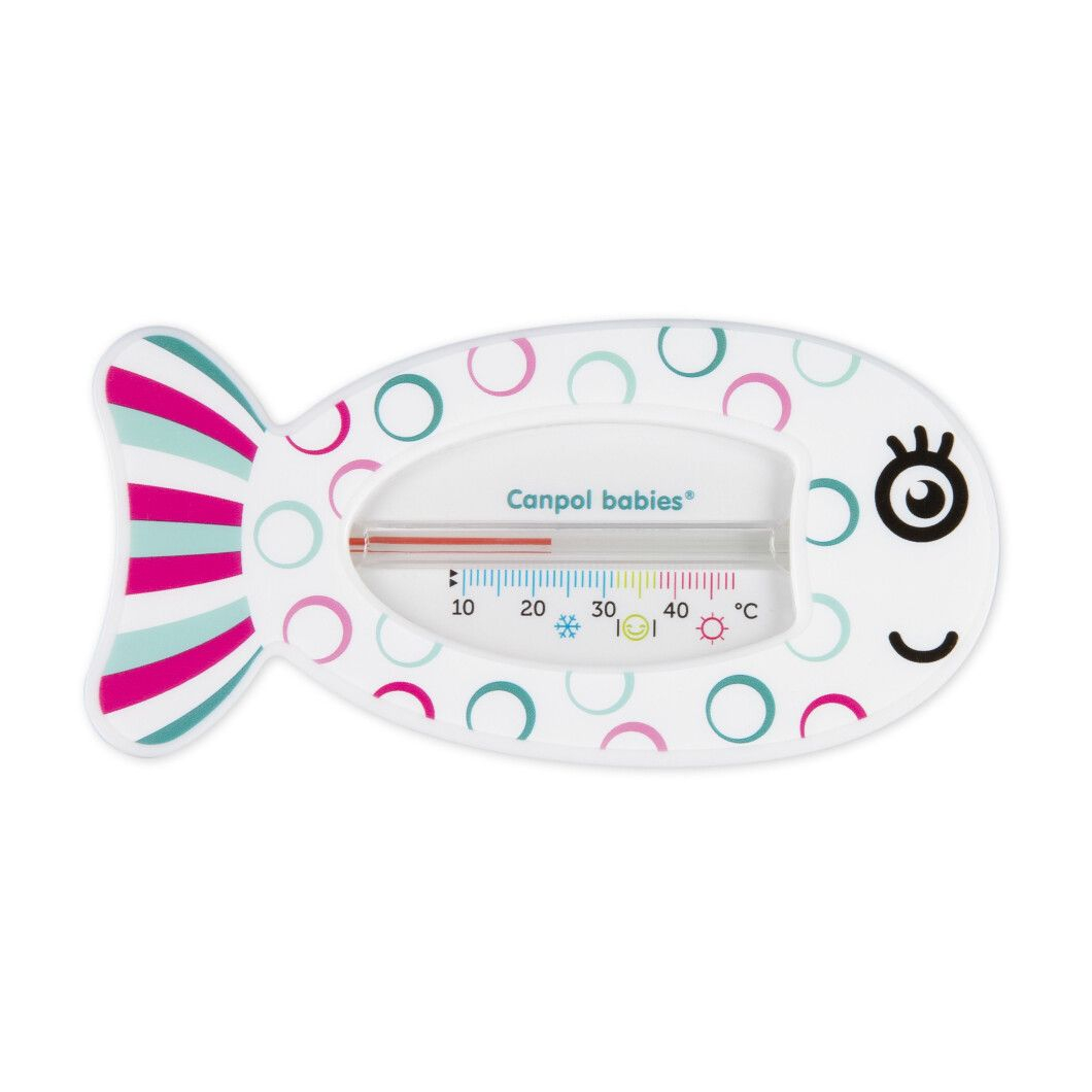 Термометр для води Canpol babies Рибка, рожевий (56/151_pin) - фото 1