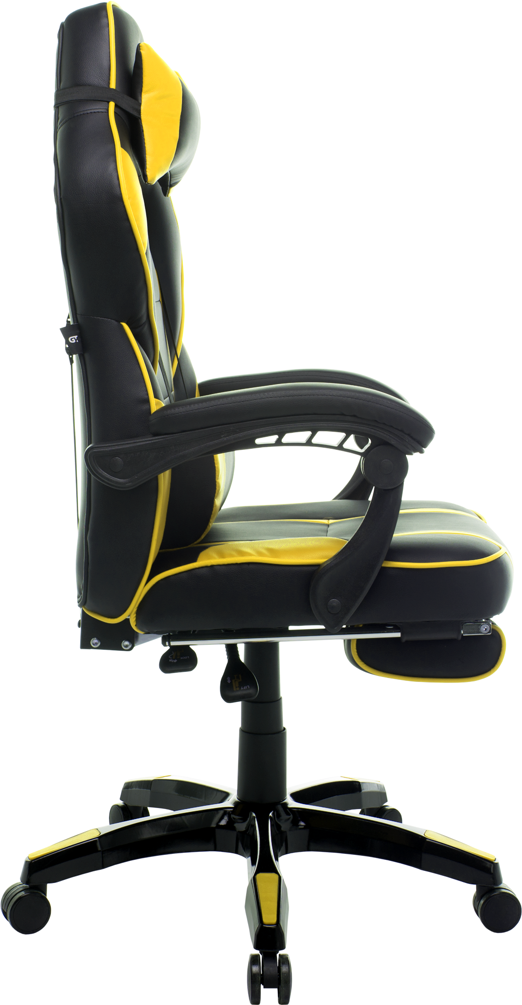 Геймерское кресло GT Racer черное с желтым (X-2749-1 Black/Yellow) - фото 4