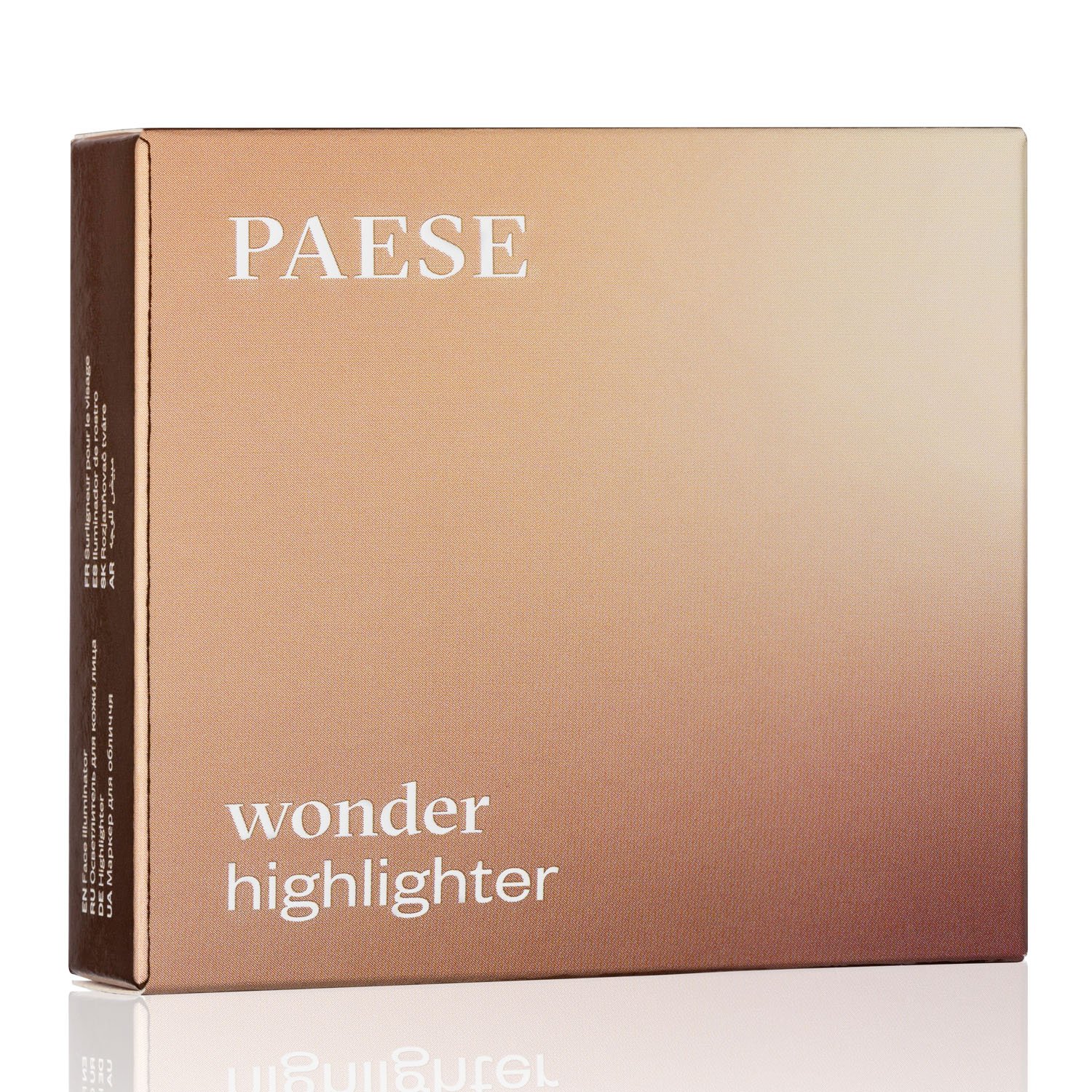 Хайлайтер компактный для лица Paese Wonder Highlighter, Champagne, 7,5 г - фото 4