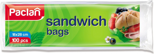 Пакеты для бутербродов Paclan, 100 шт. - фото 1