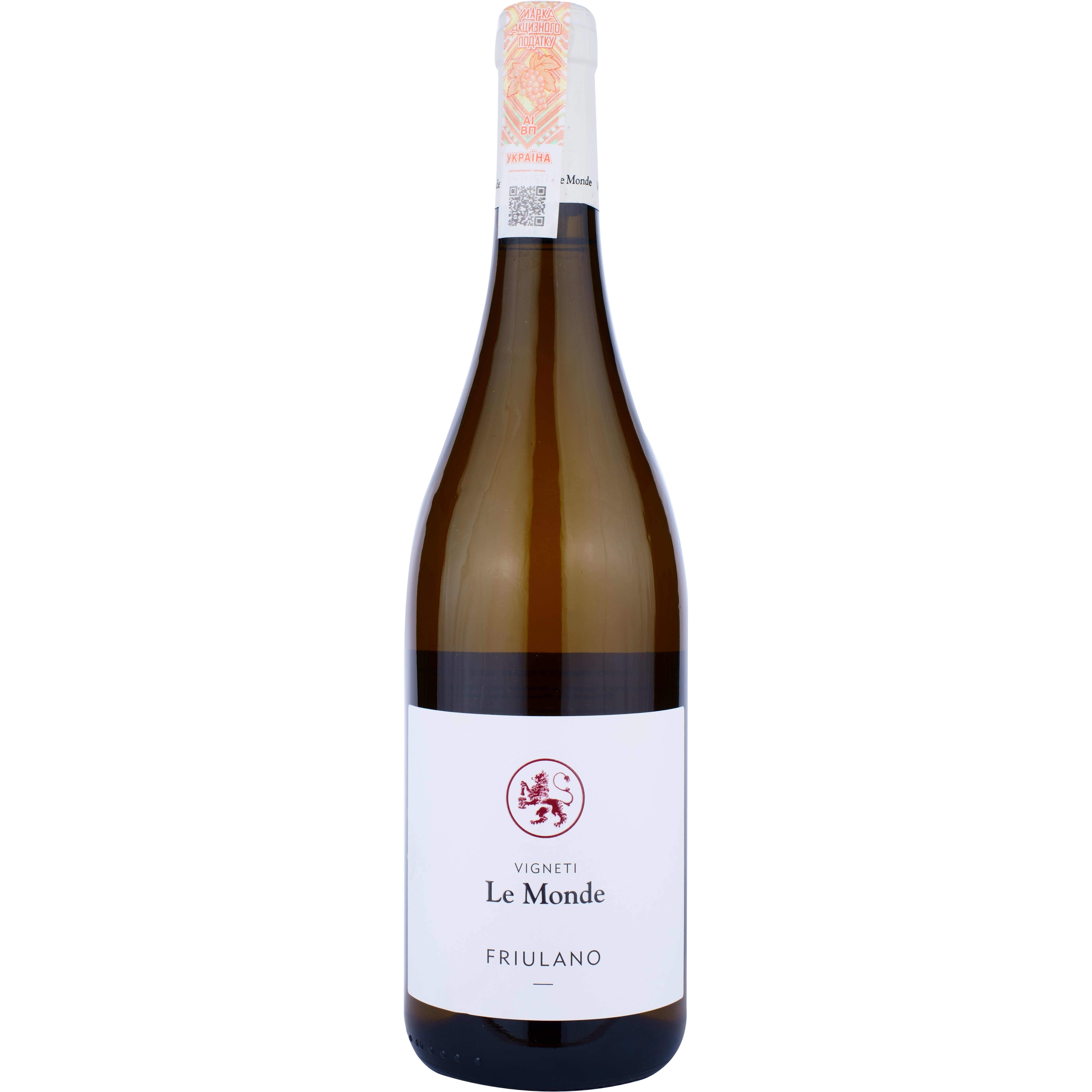 Вино Le Monde Friulano DOC, белое, сухое, 0,75 л - фото 1