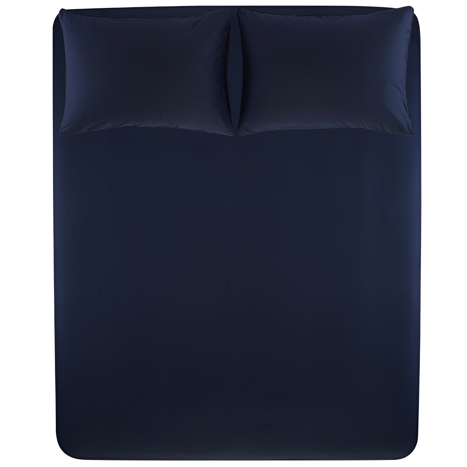 Простыня с наволочками Penelope Lia, 300х280+70х50 (2) см, сатин-king, синяя (svt-2000022314930) - фото 1