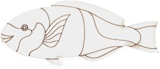 Набір для творчості Умняшка розпис по дереву, магніти-риби (РД-007) - фото 2