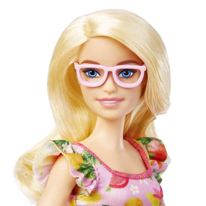Кукла Barbie Fashionistas Модница, в платье с фруктовым принтом, 29 см (HBV15) - фото 3