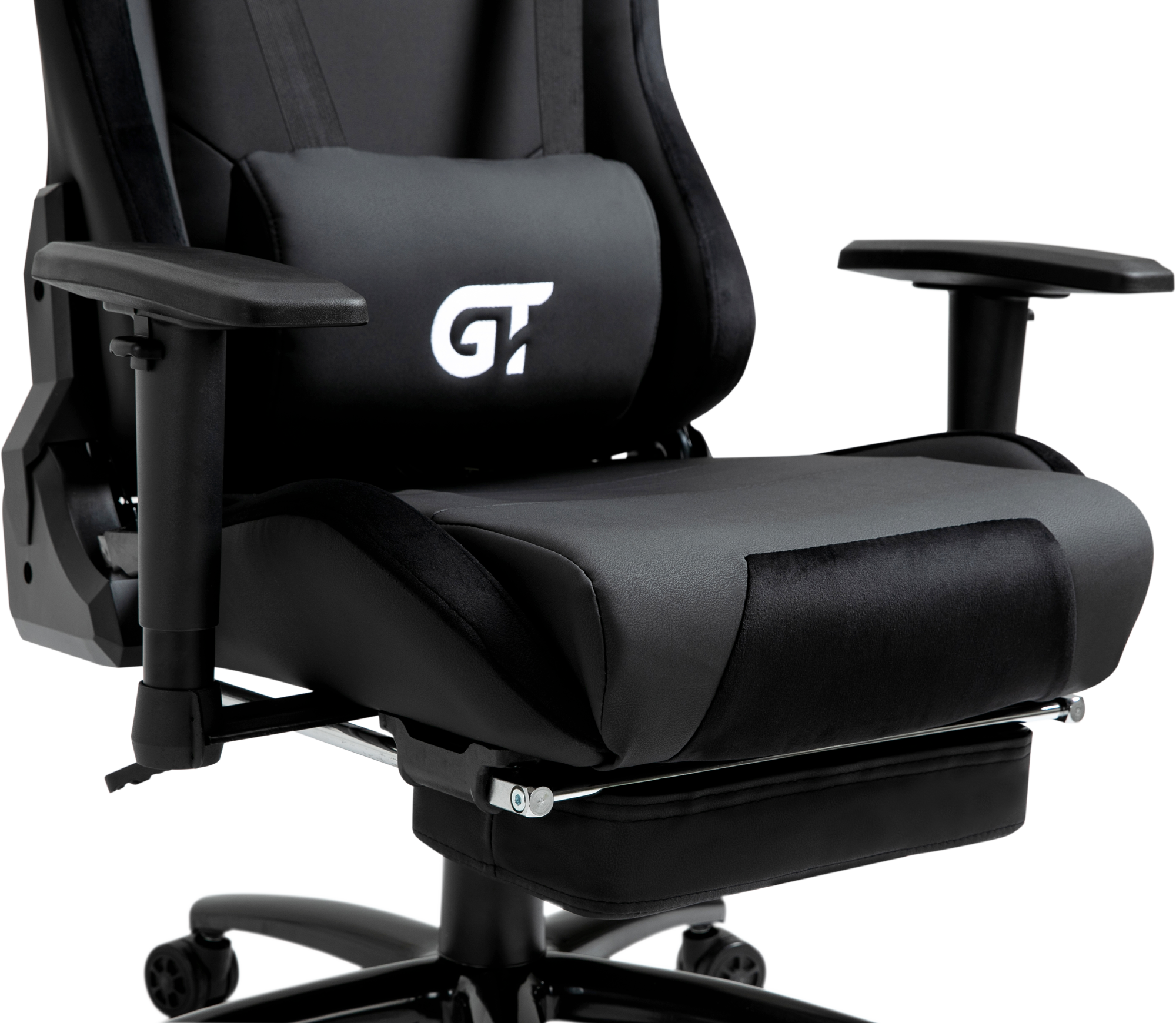 Геймерское кресло GT Racer черное (X-5108 Black) - фото 11