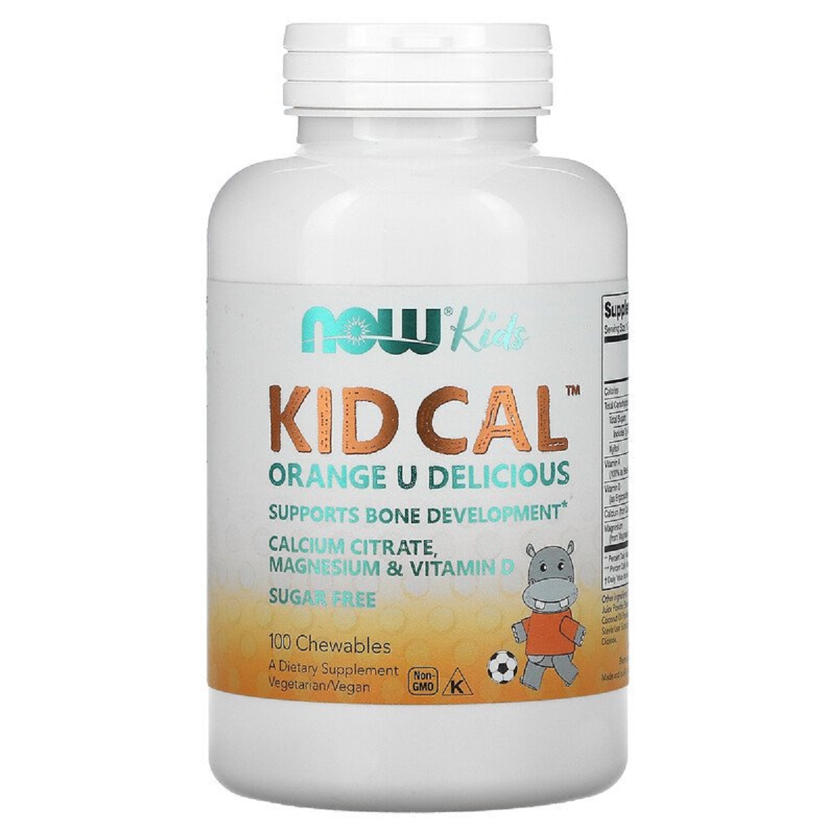 Витаминно-минеральный комплекс Foods Kid Cal Chewables 100 жевательных таблеток - фото 1