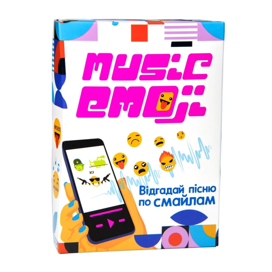 Фото - Настольная игра Strateg Настільна гра  Music Emoji, укр. мова  (30249)
