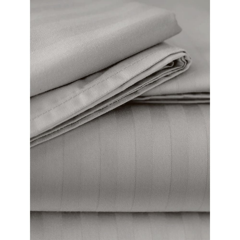 Комплект постільної білизни LightHouse Sateen Stripe Grey євростандарт сірий (603609_2,0) - фото 6