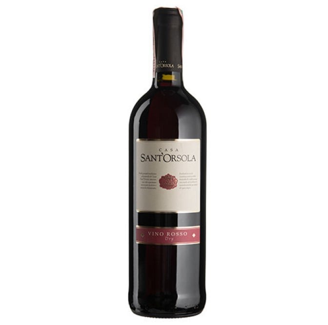 Вино Sant'Orsola Vino Rosso, 11%, 0,75 л - фото 1