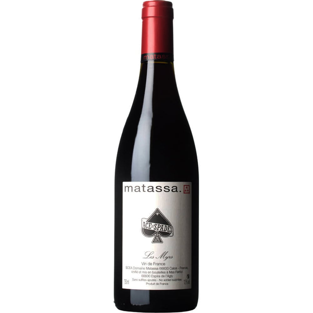 Вино Matassa Ace of Spades 2021, красное, сухое, 0,75 л - фото 1