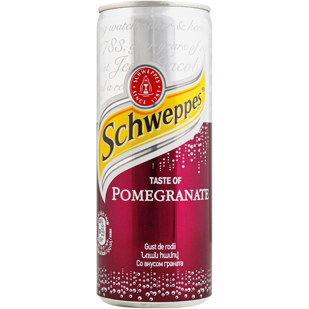 Напій Schweppes Pomegranate безалкогольний 330 мл (778463) - фото 1
