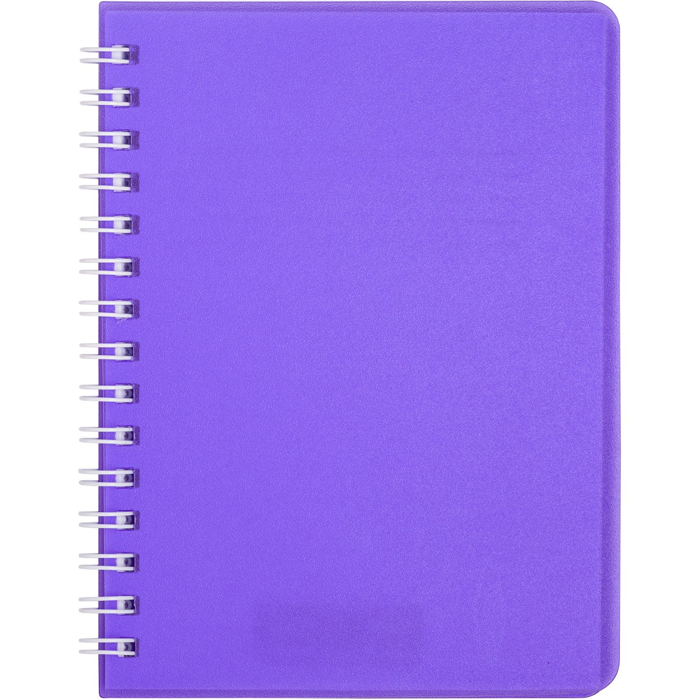 Книга записная Buromax Bright в клеточку А6 спираль фиолетовая 60 листов (BM.24654155-07) - фото 1