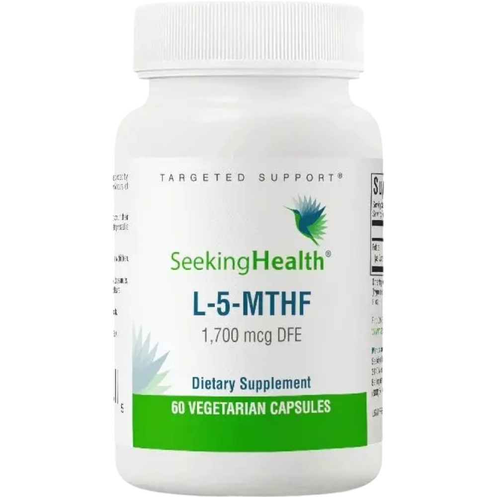 Метилфолат Seeking Health L-5-MTHF 60 вегетаріанських капсул - фото 1