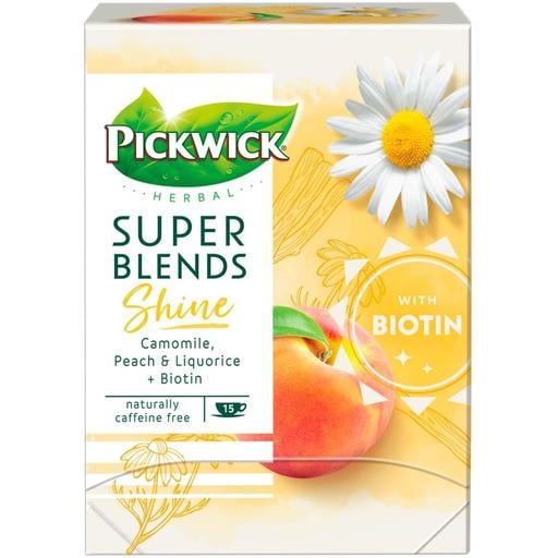 Чай трав'яний Pickwick Вітамінний, ромашка, 22.5 г (15 шт. х 1.5 г) (907488) - фото 1