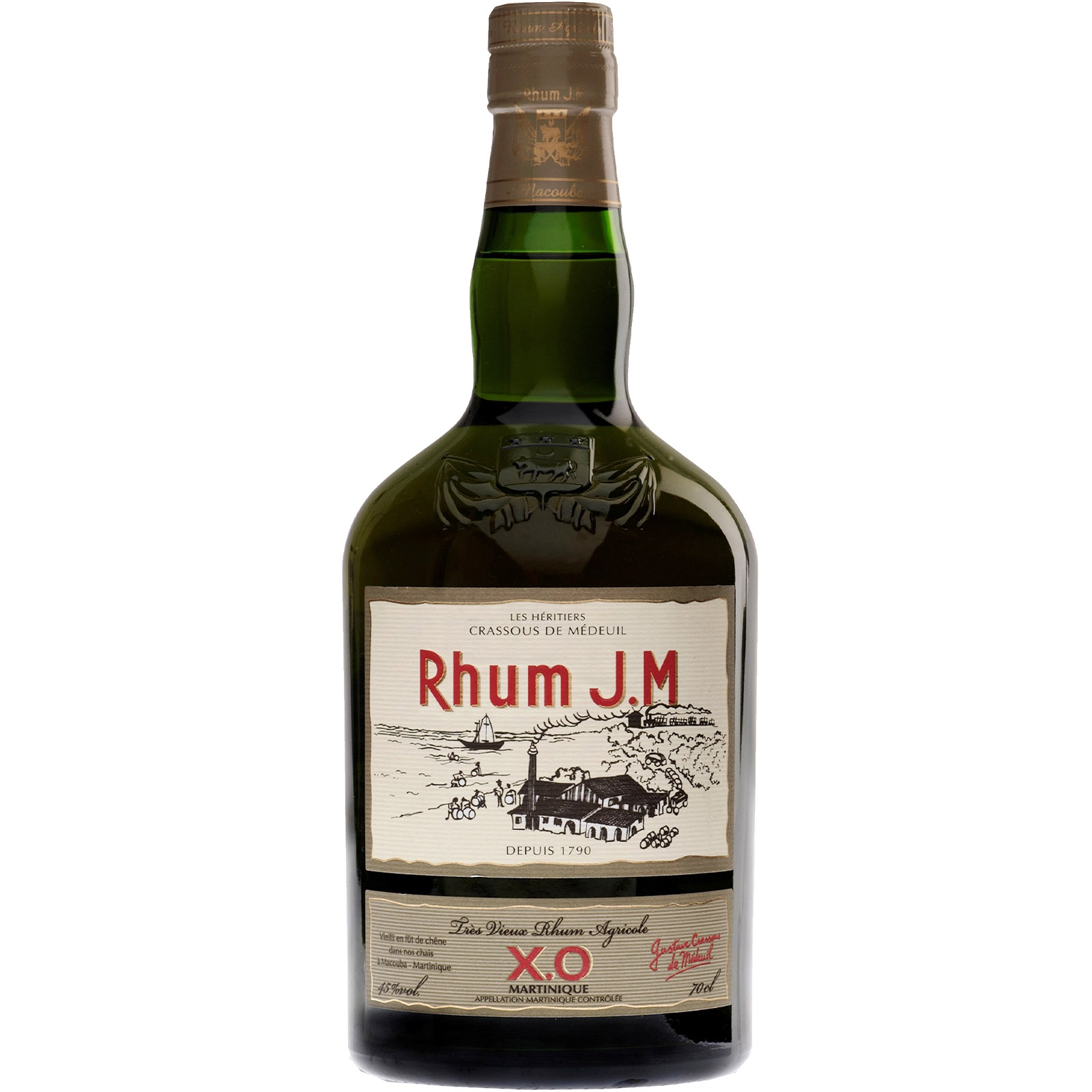 Ром Rhum J.M. Tres Vieux Agricole XO 45% 0.7 л - фото 1