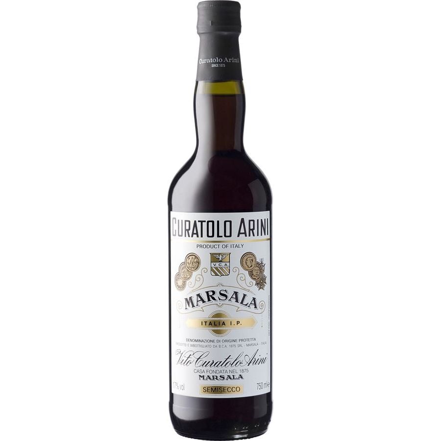 Вино Curatolo Arini Marsala Fine Ambra Semisecco біле напівсухе 17% 0.75 л - фото 1