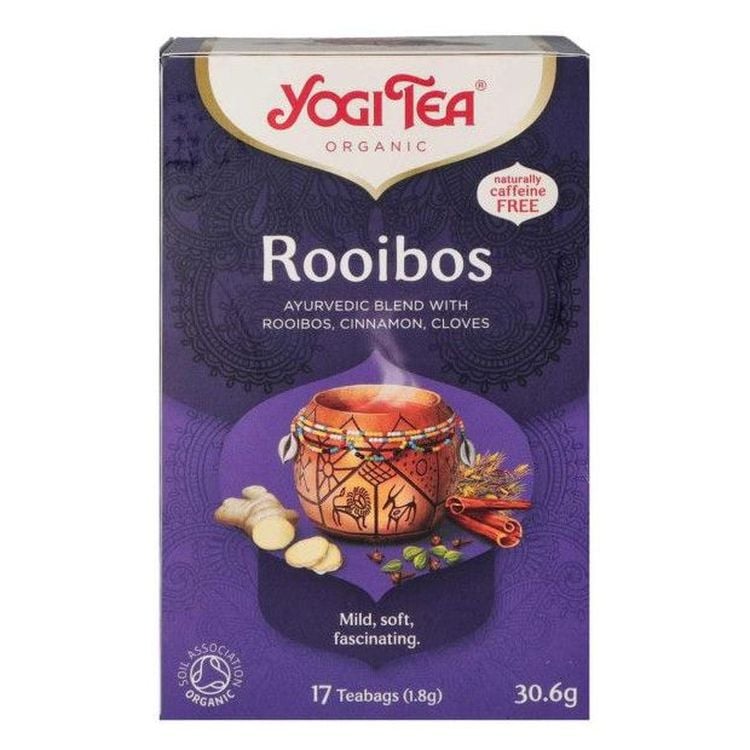Чай Yogi Tea Rooibos з прянощами органічний, 17 пакетиків - фото 1